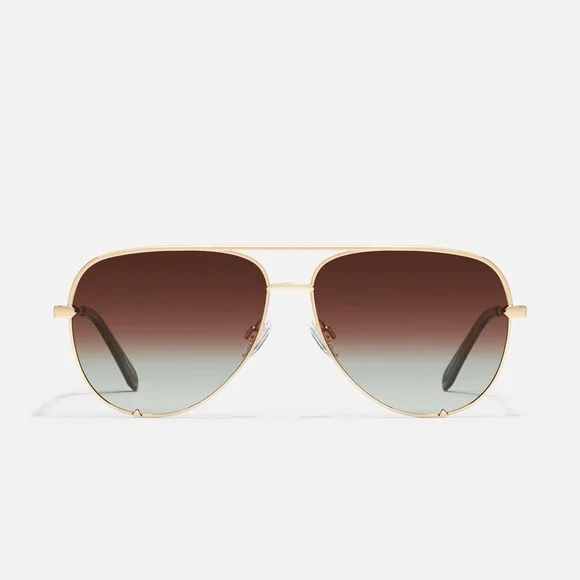 Quay Australia | Accessories | Quay High Key Gold Aviator  display picture 3